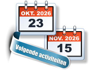 NOV. 2026 15 OKT. 2026 23 Volgende activiteiten